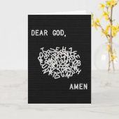 Denk aan je gebeden op de spelraad kaart (Gele Bloem)