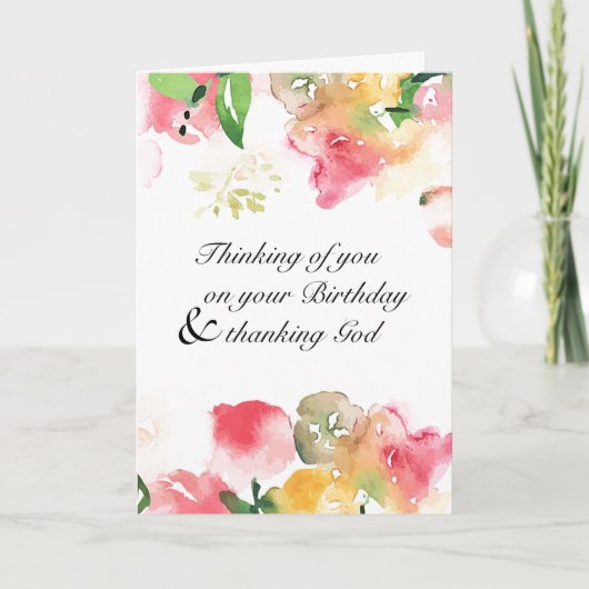 "Denk aan je geboortedag" Opmerkingskaart Notitiekaartje (Voorkant)