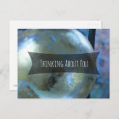 Denk aan je Glass Gold Leaf Orb Briefkaart (Voorkant / Achterkant)