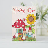 Denk aan je Gnome Card Kaart (Staand voorkant)