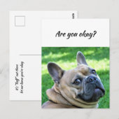 Denk aan je grappige hond, laat me weten dat je in briefkaart (Voorkant / Achterkant)