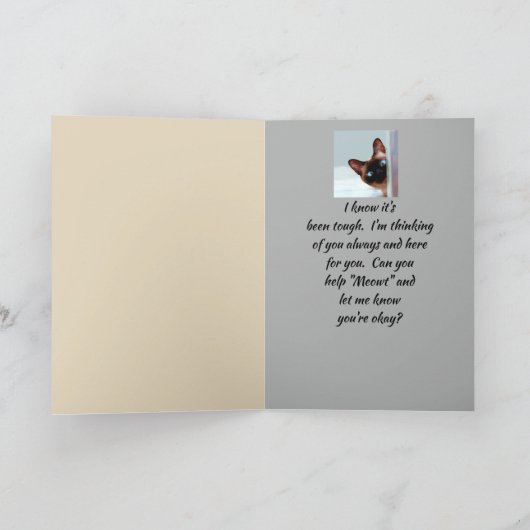 Denk aan je grappige kat, laat me weten dat je in kaart (Binnen)