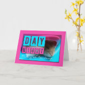 Denk aan je Hamster 2 Wenskaart Kaart (Gele Bloem)