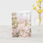 Denk aan je heldere rietkogels kaart (Gele Bloem)