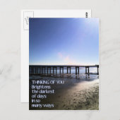 Denk aan je Helderheid op mijn dag Briefkaart (Voorkant / Achterkant)