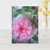 Denk aan je Hollyhock foto Kaart (Gele Bloem)