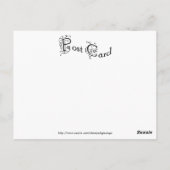 Denk aan je huidige post Kaart (Achterkant)