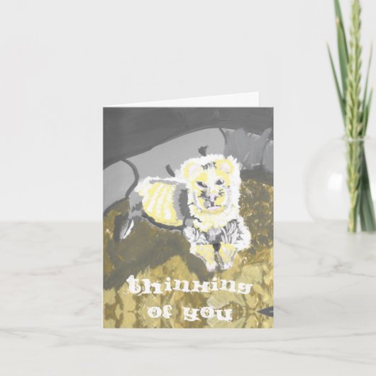 Denk aan je ijzerkaartje kaart (Voorkant)