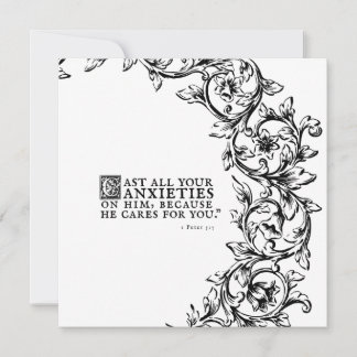 Denk aan je Inspirerend groetenkaart Feestdagenkaart