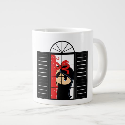 Denk aan je Jumbo-Mok Grote Koffiekop (Voorkant rechts)