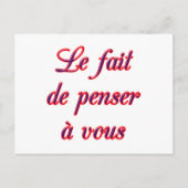 Denk aan je kaart (Voorkant)