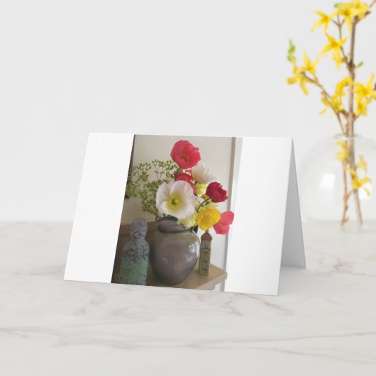 Denk aan je kaart (Gele Bloem)