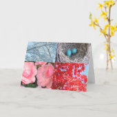 Denk aan je kaart (Gele Bloem)