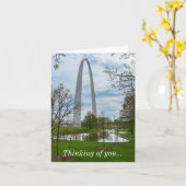 Denk aan je Kaart als je aan je denkt (Gele Bloem)