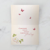 Denk aan je kankerbehandelingen bloemen kaart (Binnen)