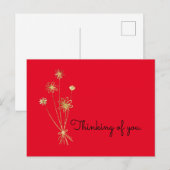 Denk aan je kerstbriefkaart  briefkaart (Voorkant / Achterkant)