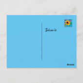 Denk aan je kleurrijk Hallo Briefkaart (Achterkant)