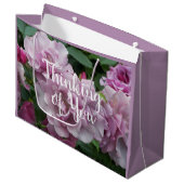 Denk aan je lavender Rozen Floral Groot Cadeauzakje (Voorkant Gekanteld)
