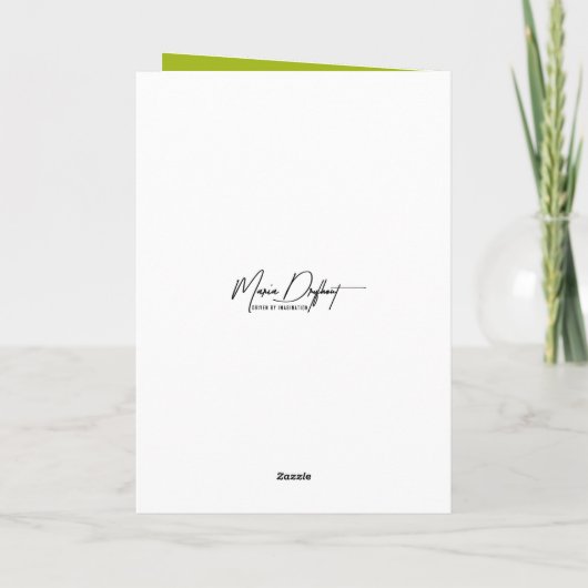 Denk aan je Lily van de Valley Kaart (Achterkant)