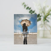 "Denk aan je" meisje, dat in de pool herdacht is Briefkaart (Staand voorkant)