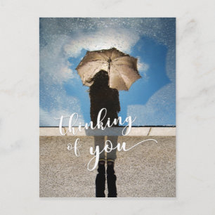 "Denk aan je" meisje, dat in de pool herdacht is Briefkaart