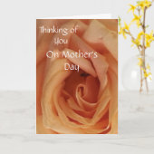 Denk aan je Moederdag Kaart (Gele Bloem)