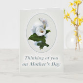 Denk aan je Moederdag, verlies van kind Kaart (Gele Bloem)