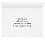 Denk aan je moeilijke tijd Cute Sad Dog (Binenzijde Horizontaal (Onderkant))