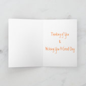 Denk aan je Motivation Daisies Custom Photo Kaart (Binnen)