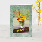 Denk aan je Motivation Daisies Custom Photo Kaart (Gele Bloem)