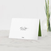 Denk aan je muis onder een nat blad kaart (Achterkant)