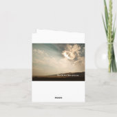 Denk aan je notiecard - Draai je ogen op Jezus Notitiekaartje (Achterkant)