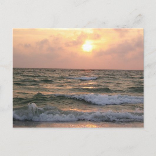 Denk aan je Ocean Sunset Briefkaart (Voorkant)