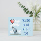 Denk aan je olifant briefkaart (Staand voorkant)