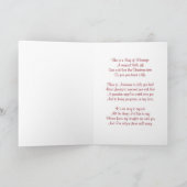 Denk aan je op de kerstavond Sympathiekaart Feestdagen Kaart (Binnen)