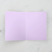 Denk aan je Paars Pink Clematis Flowers Kaart (Binnen)