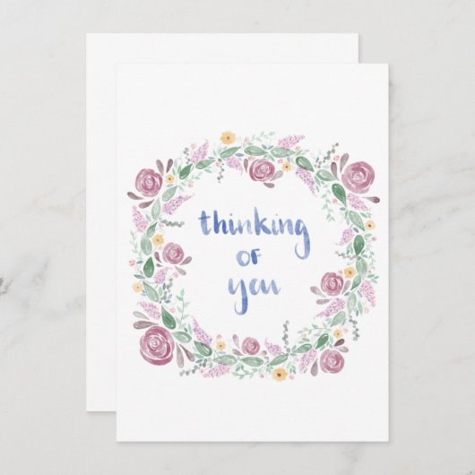 Denk aan je platte Kaart. (Voorkant / Achterkant)