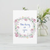 Denk aan je platte Kaart. (Staand voorkant)