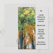 Denk aan je platte Wenskaart (Voorkant / Achterkant)