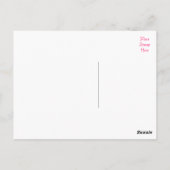 Denk aan je Pug Puppy Dog Greeting Post Card Briefkaart (Achterkant)