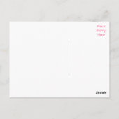 Denk aan je Pug Puppy Dog Post-kaart Briefkaart (Achterkant)