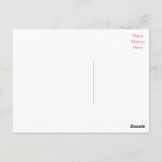 Denk aan je Pug Puppy Dog Post-kaart Briefkaart (Achterkant)