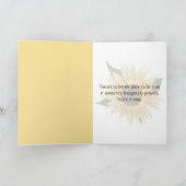 Denk aan je puppy met zonnebloem kaart (Binnen)