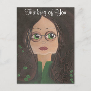 Denk aan je quantumcutie Ivy Briefkaart