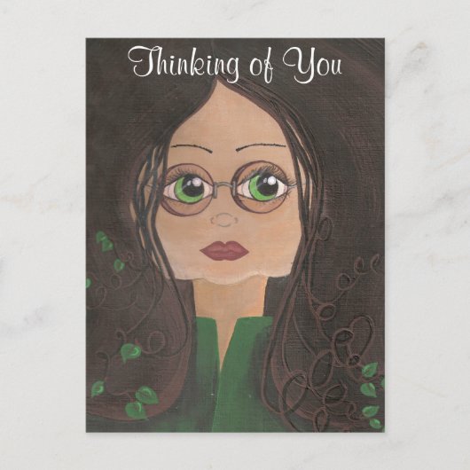 Denk aan je quantumcutie Ivy Briefkaart (Voorkant)
