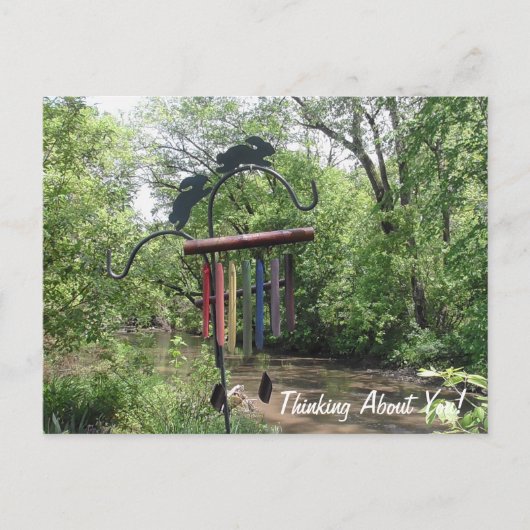 Denk aan je riviervloers, gewoon Gezegde Hi Briefkaart (Voorkant)