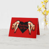 Denk aan je rode pop kaart (Gele Bloem)