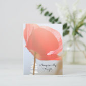 Denk aan je Rode Poppy in Sunrise Briefkaart (Staand voorkant)