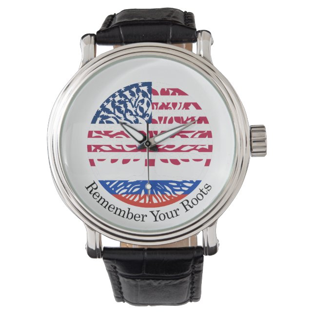 Denk aan je roots horloge (Voorkant)