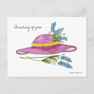Denk aan je roze Pet Post Card Briefkaart